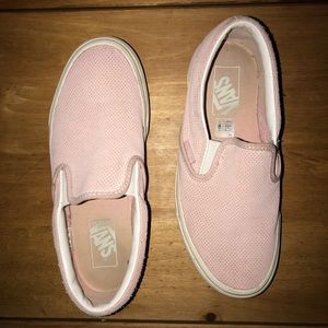 Pink suede vans